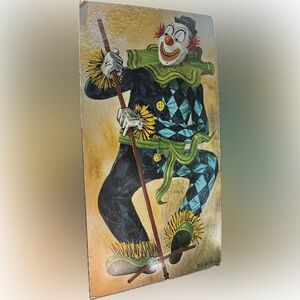 Vintage clown print